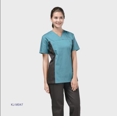 China Medical Top+Pant Unisex V-Neck Uniform Product Type Scrubs for sale