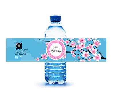 China Custom Barcode Plastico Bottle Etiquetas Adhesivas Privada Para Botellas Label Sticker for sale