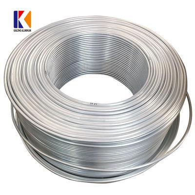 China Refrigeration Air Conditioner Pipe Tube Cold Drawn Aluminum Straight Tube Seamless Extruded Aluminum Coil Pipe Aluminum Coiled Tubing for sale