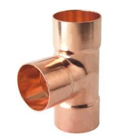 China Copper Equal Tee C x C x C, copper tee, copper fitting, ACR pipe fitting for sale