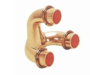 China Copper tripod with brazing ring (copper fitting, ACR fitting, HVAC/R fitting, refrigeration fitting) for sale