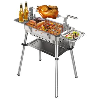 China Easily Assembled Portable Charcoal Barbecue Grill Smoker BBQ Grills Christmas Party Halloween Travel Outdoor Chinese for sale