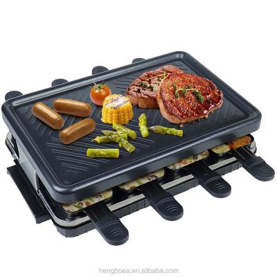 China Easily Assembled Mini Plancha Indoor Yakitori Chicken Grill People BBQ Raclette Grill Portable Nonstick Coating Barbecue for sale