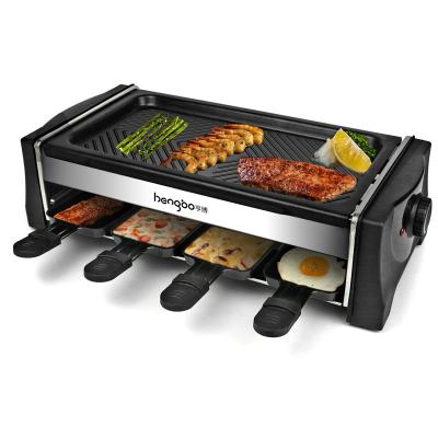 China Nonstick Outdoor Electric BBQ Tabletop Grill with Adjustable Thermostat Height for Indoor Outdoor Nonstick BBQ Grill for sale