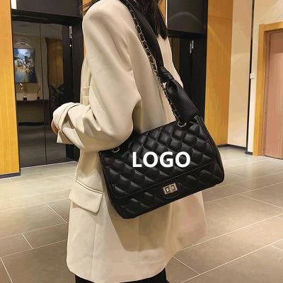 China Waterproof Totes Bags Large Capacity Women Handbags PU Shoulder Messenger Bag Female 2022 Fashion Totes Lady Daily Shoulder Handbags for sale