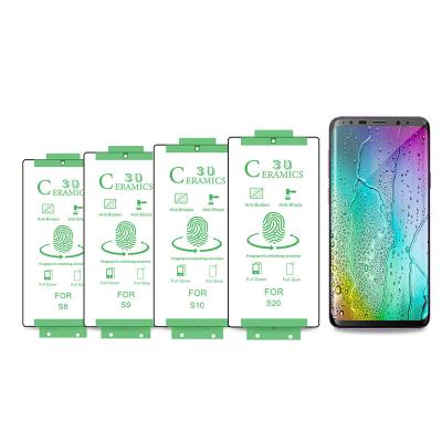 China Universal Mobile Excellent Clear Flexible Anti Scratch Ceramic Screen Protector For Samsung s8 s8plus for sale