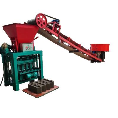 China Building materials store semi-automatic cement brick machine hollow chain paving block machine for sale