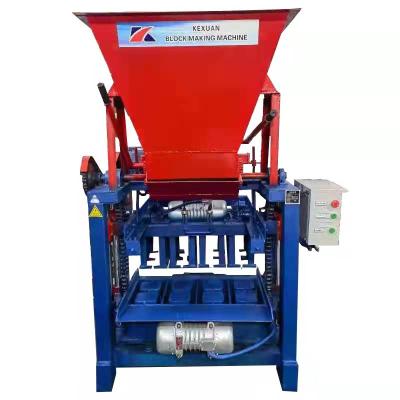 China Building Materials Store Practical Semi - Automatic 4-35 Non - Cement Cavity Brick Firing Machine for sale