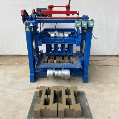 China Hotels concrete block machine model 4-35 manual brick making machine small brick making machine for sale