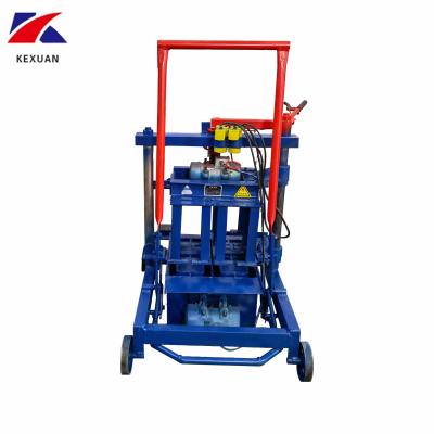 China Building Materials Store Model 2-45 Small Mobile Concrete Masonry Machine Mobile Block Production Machin for sale