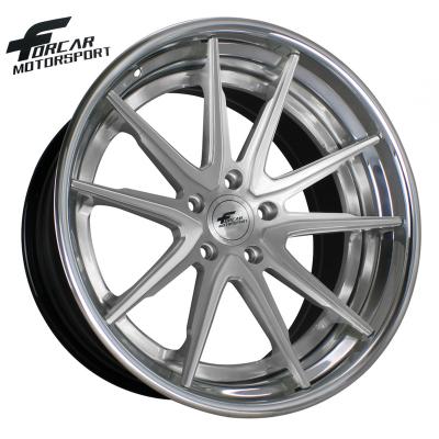 China Aluminum car wheel rims aluminum passenger two piece car wheels for sale for sale