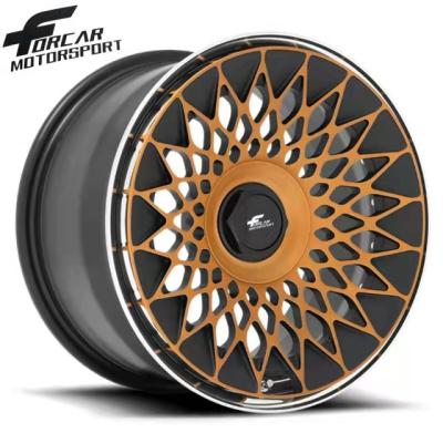 China Aluminum Aluminum Car Wheel Rims Two-Pieces Forged Wheel Rims For Sale for sale