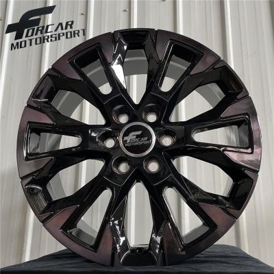 China AluminumA356& A356.2 20x8.5 inch replica pcd 6x139.7 SUV car rims alloy wheels for Toyota for sale