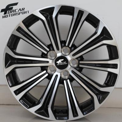 China A356 Aluminum & A356.2 15/16/17 Inch Car Black Machine Aluminum Face Wheel For Toyota for sale