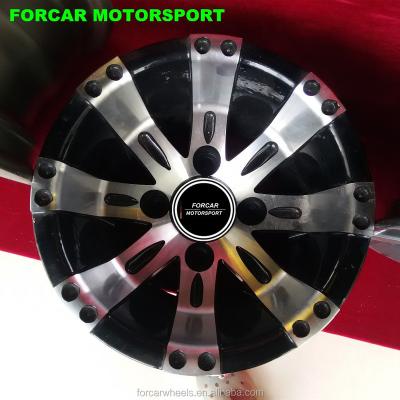 China 12*7j 10*7j ATV UTV Aluminum Aluminum Wheel Rims Alloy Wheel Rim For Golf for sale