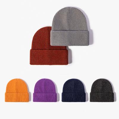 China COMMON Hooded Couple Hats Winter Quality Outdoor Warm Knitted Hats White Knit Winter Hats for sale