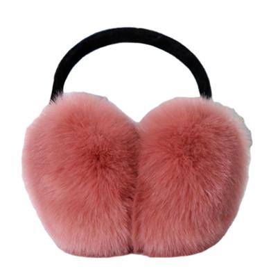 China Keep Warm Low Price Wholesale High Quality Winter Fur Cute Earmuffs Protect Earmuffs Solid Color Ear Muffs for sale