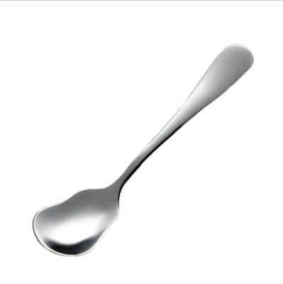 China 1010 Cute Ice Cream Teaspoon Cake Pudding Dessert Spoon Yogurt Viable Small Ice Cream Spoon for sale