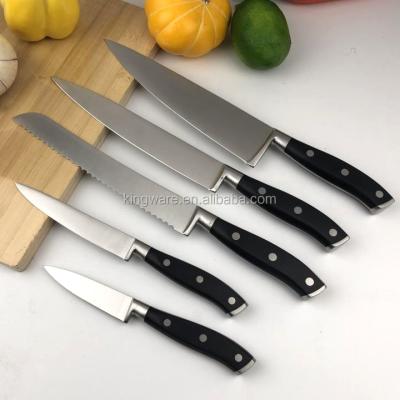 China Viable Wholesale Damascus Stainless Steel Kitchen Knife Set Chef Serving Knife for sale