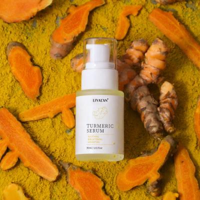 China Skin Revitalizer Peel Organic Facial Revitalizer Turmeric Turmeric Face Serum Vitamin C Beauty Anti Aging Turmeric Private Label 30ml Essence Skin Care for sale