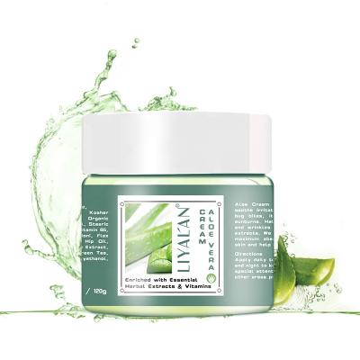 China Wholesale Natural Skin Revitalizer Private Label Oganic Skin Care Moisturizing Anti Acne Soothing Aloe Vera Face Cream for sale