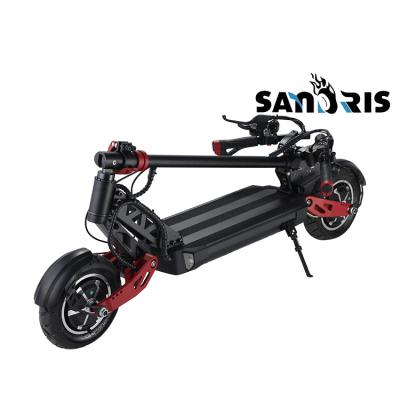 China Sandris unisex vdm 10 motor double off road fat tire 2000w 52v 2400w 60v long range fast foldable electric scooter adults vdm-10 for sale