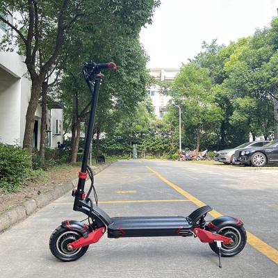 China Best Sandris 10x Motor Long Range Mobility Scooter Unisex Adults 2000w 2400W E Folding Zero Fast Folding Electric Scooter T10-DDM for sale