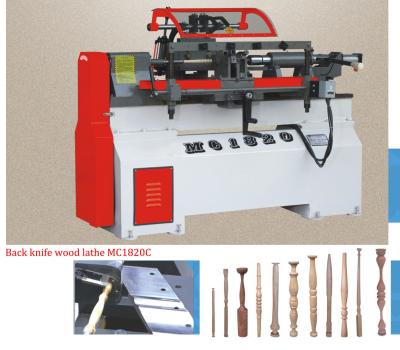 China MC1820C Back knife semi-automatic wood lathe machine for sale