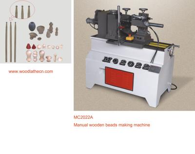 China MC2022A Manual operate wooden beads machine drumstick making machine for sale