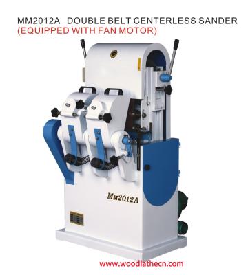 China MM2012A Double belt wooden round pole sanding machine for sale