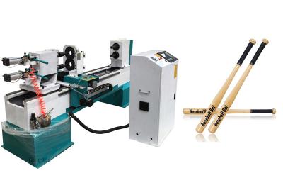 China KC1530-D Baseball bat cnc wood turning lathe for sale