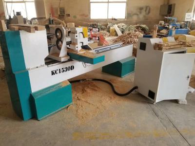 China KC1530-D fastest speed woodworking cnc wood turning lathe for sale