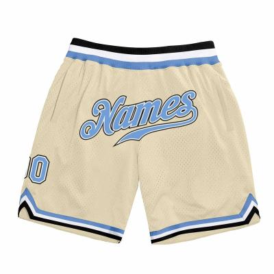 China Anti-wrinkle Elastic Waist Mesh Shorts For Men Wholesale Custom High Quality Screen Printing Quick Dry Men Basketball Shorts for sale