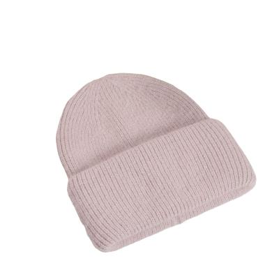 China Autumn and winter rabbit hat women's popular woolen fleece and thick warm knit hat hat ear recycling hat for sale