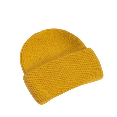 China Autumn and winter rabbit hat women's popular woolen fleece and thick warm knit hat hat ear recycling hat for sale