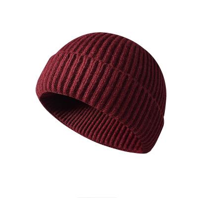 China The popular women's knitted hat knitted men's hat soft simple lightweight knitted Korean version can add logo for sale