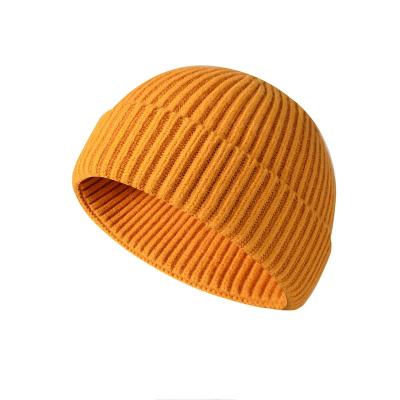 China Wholesale popular custom made thin knitted hat pure color simple fashion can add logo for sale