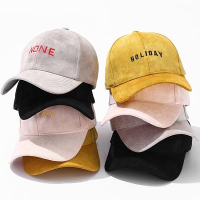 China JOINT Velvet Children's Deerskin Baseball Cap Sunscreen Embroidery Student Hat Cute Warm Letters Embroidered Logo for sale