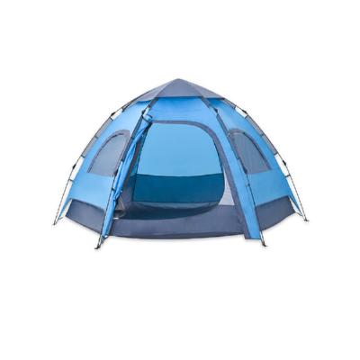 China Hexagonal Diamond Ground Nail Factory Direct Sale of Outdoor Camping Thickening Rainproof Folding Automatic Camping Equipment for sale