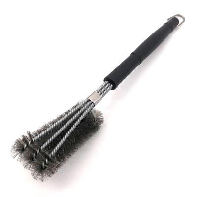 China Easily Cleaned In Stock Wire Grill Brush Grill Cleaning Brush Gas Grill Cleaner For All Types Of BBQ for sale