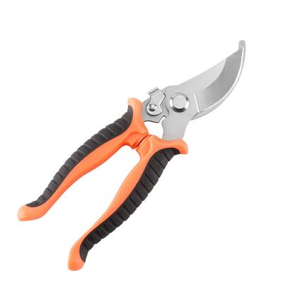 China Professional Garden Pruning Scissors Anti-slip Handle Stored Stainless Steel Sharp Shears Ergonomic Gardening Tools for sale