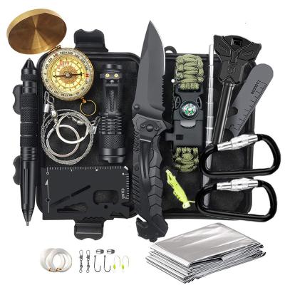 China Outdoor Survival Kit First Aid Gear and Tools New Arrival Survival Gear for Camping Hiking Hunting Outdoor Adventures for sale