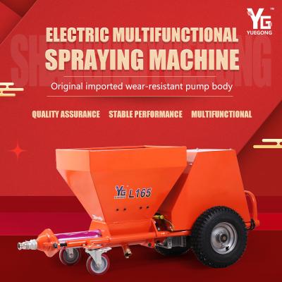 China 12L/Min High Flow Wall Coat Paint Spray Machine Fire Retardant Mortar Sprayer Machine for sale