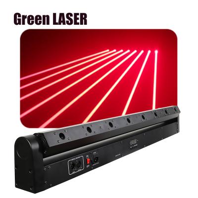 China Theme Park Laser Disco Party Lights 8 Holes Eyes BULE RED GREEN Laser Light For DJ Disco Nightclub for sale