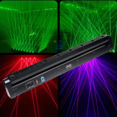 China Theme Park Laser Disco Party Lights 8 Holes Eyes BULE RED GREEN Laser Light For DJ Disco Nightclub for sale