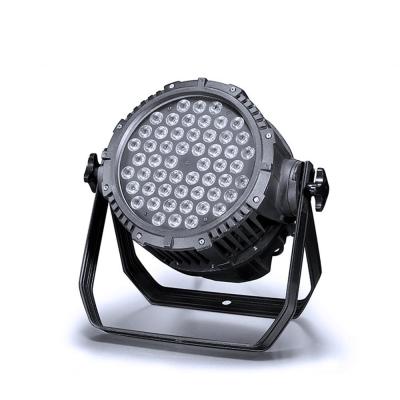 China Theme Park Dmx 512 Stage Lighting Waterproof 54 Wash rgbw 3w ip65 54x3w led par for sale