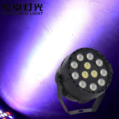 China Theme Park 12*3w Led Plastic Par Light RGBw Full Color LED Stage Lights Led Light 12*3w DJ Equipment for sale