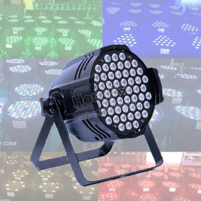 China Full Color Theme Park 54*3w RGBW LED Stage Lights Par Light DJ Equipment for sale