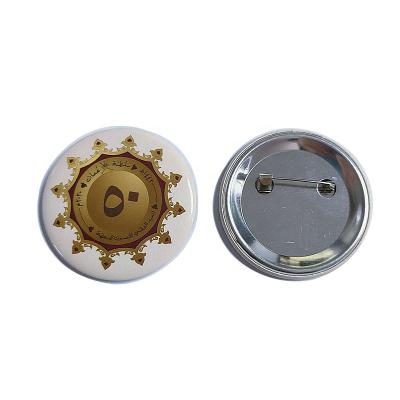 China Global High Quality Ready Stock Oman Round Shape Button Badge for sale