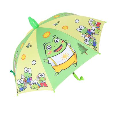 China 21inchX8K Cartoon Black Coating UV Protection Plastic Sheath Waterproof Children Cardboard Umbrella Kids Umbrella for sale